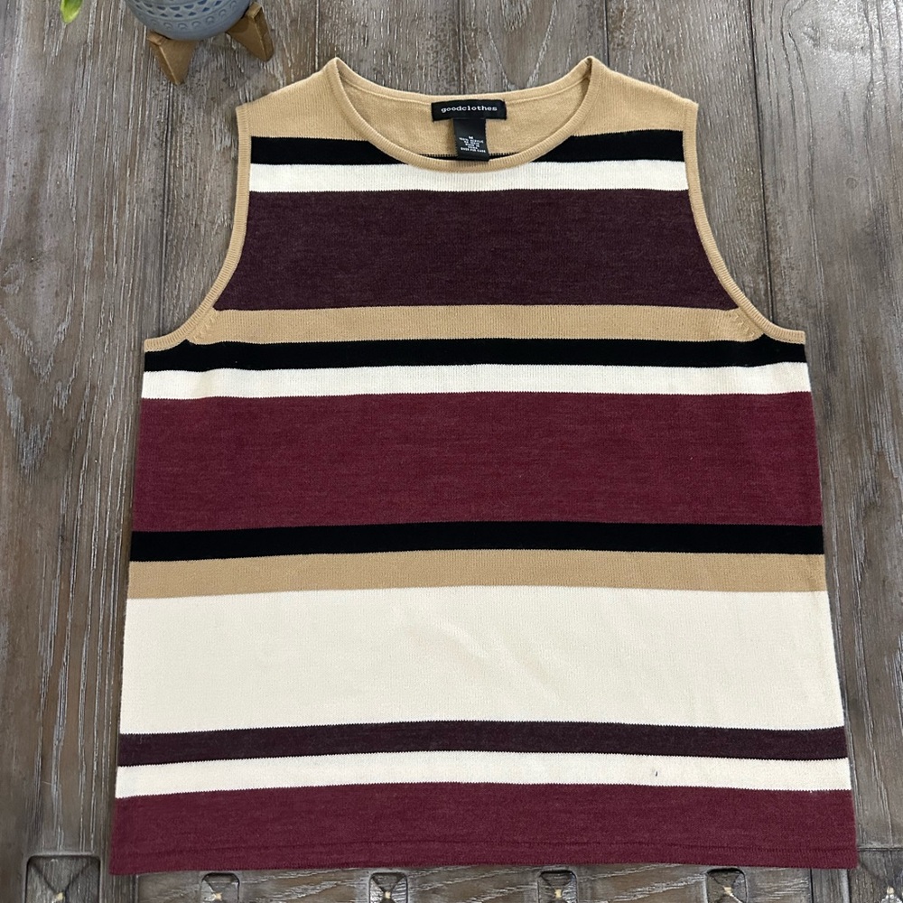 Good Clothes Multicolor Striped Tank Top - Picture 1 of 6